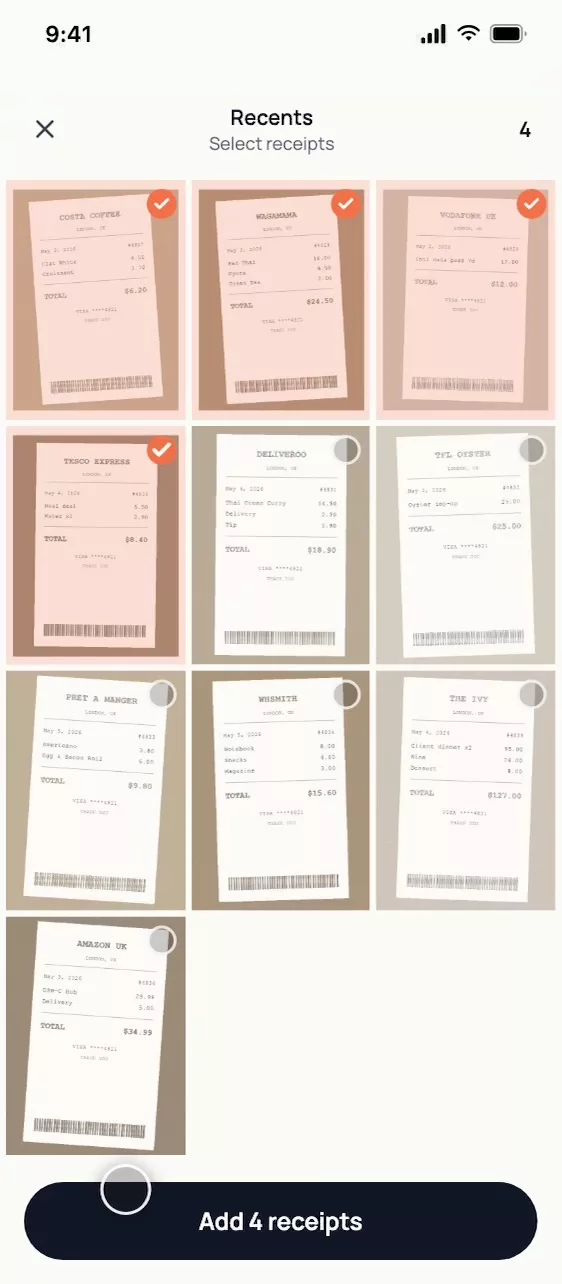Batch-select what you already photographed.