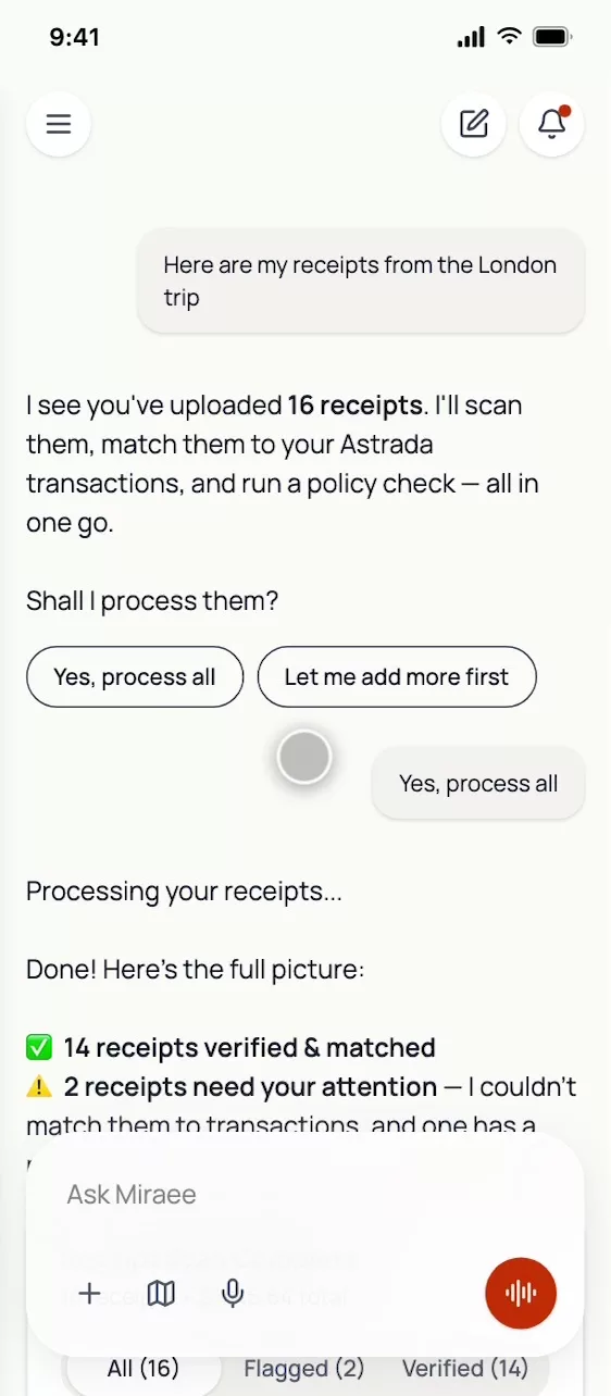 The full picture: 14 verified and matched, 2 that need attention.